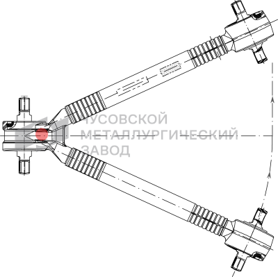 Штанга V-образная Mercedes-Benz